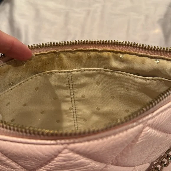 Kate Spade light pink quilted leather purse bag - Picture 8 of 9
